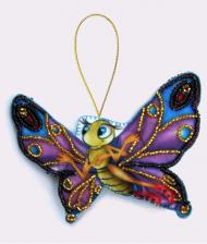 Butterfly | Игрушка из фетра Бабочка. Размер - 11 х 8 см.