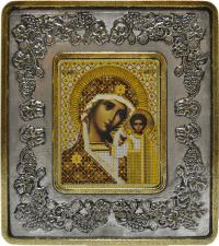 Богородица Казанская (виноград серебро).