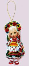 Butterfly | Игрушка из фетра Кукла.Украина. Размер - 7 х 12 см.