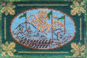 Вышивальная мозаика | "Ковчег пророка Нуха" Шамаиль. Размер - 25 х 17 см