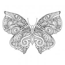 Матрёнин Посад | Узор бабочки. Размер - 34 х 28 см.