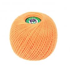 Нитки для вязания "Ирис". Цвет 0604 светло-оранжевый
