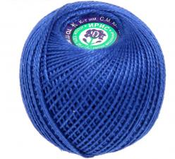 Нитки для вязания "Ирис". Цвет 2411 ярко-синий