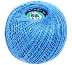 Нитки для вязания "Ирис". Цвет 2508 тёмно-голубой
