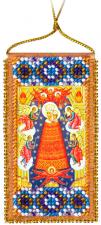 Набор-оберег для вышивки бисером на натуральном художественном холсте "Молитва о помощи в учении"
