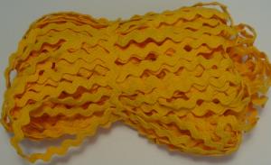 Декоративная тесьма Вьюнчик. Цвет 104 (жёлтый)