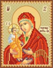 Икона Божией Матери "Троеручица". Размер - 13 х 16 см.