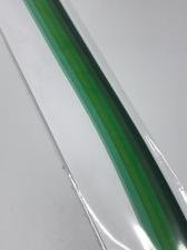 Набор бумаги для квиллинга "Зелёный микс",3 мм
