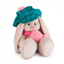 Зайка Ми в зелёной кепке и розовом шарфе, мягкая игрушка Budi Basa