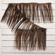 Волосы-тресс для кукол прямые,длина волоса 15 см,длина тресса 100 см,цв.6К