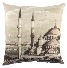 Подушка "Стамбул.Голубая мечеть". Размер - 42 х 42 см.
