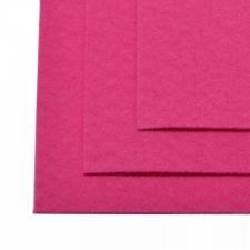 Фетр листовой жёсткий IDEAL,20 х 30 см,1 мм,цвет 609 ярко-розовый