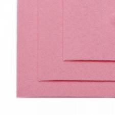 Фетр листовой жёсткий IDEAL,20 х 30 см,1 мм,цвет 613 светло-розовый