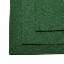 Фетр листовой жёсткий IDEAL,20 х 30 см,1 мм,цвет 667 тёмно-зелёный
