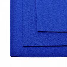 Фетр листовой жёсткий IDEAL,20 х 30 см,1 мм,цвет 675 синий