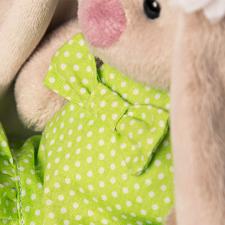 Зайка Ми в зелёном сарафанчике и в венке из ромашек (Малыш), мягкая игрушка BudiBasa