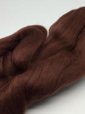 Камтекс | Шерсть для валяния (шерсть п/т 100%) 1х50г/2,1м цвет коричневый (121).