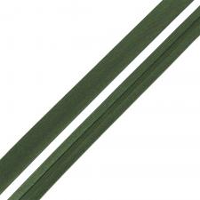 Косая бейка TBY атласная шир.15мм цв.F273 тёмно-зелёный