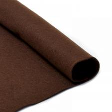 Фетр листовой мягкий IDEAL,20 х 30 см,1 мм,цвет 687 тёмно-коричневый