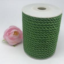 Шнур витой декоративный,5 мм,цвет зелёный (№4)