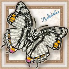 Набор для вышивки бисером на прозрачной основе "Бабочка "Харакс Нобилис""