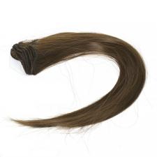 Трессы для кукол (прямые) "Элит",длина волоса 30 см,цвет тёмно-коричневый