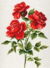 Палитра | Три розы. Размер - 20 х 27 см.