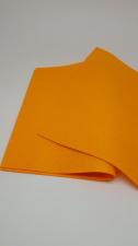 Фетр листовой жёсткий 2 мм,20х30 см,цвет светло-оранжевый (022)