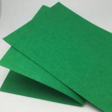 Фетр листовой жёсткий 2 мм,20х30 см,цвет зелёный (049)