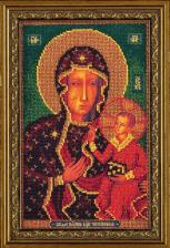 Радуга бисера (Кроше) | Ченстоховская Богородица. Размер - 17 х 27 см.