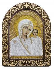 Набор для вышивания бисером иконы в рамке-киоте "Богородица Казанская"