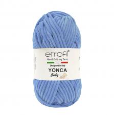 Пряжа Etrofil YONCA (100% полиэстер, 100 гр/100 м),70518 голубой
