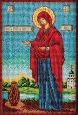 Радуга бисера (Кроше) | Богородица Геронтисса. Размер - 18 х 27 см.