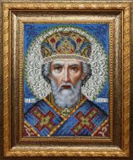 Икона Святого Николая Чудотворца. Размер - 19 х 25 см.