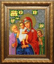 Икона Божией Матери Трёх радостей. Размер - 19 х 23 см.