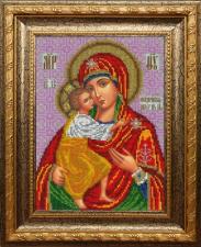 Феодоровская икона Божией Матери. Размер - 19 х 25,5 см.