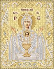 Маричка | Икона Божией Матери "Неупиваемая чаша" (золото). Размер - 18 х 23 см.