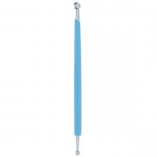 Skroll | Стек металлический с двумя шариками 0,3 и 0,5 см и прорезиненной ручкой