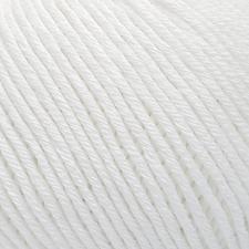 Пряжа Organic baby cotton (100% органический хлопок, 50 гр/115 м),415 белый