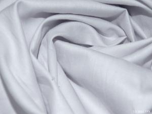 Ткань сатин гладкокрашеный, 120г/м², 100% хлопок, шир.220см, цв.нежно-серый уп.3м