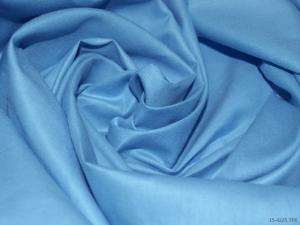 Ткань сатин гладкокрашеный, 120г/м², 100% хлопок, шир.220см, цв.голубой уп.3м