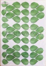 Заготовка для аппликаций на ткани (листья берёзы) ОАР-52,А3