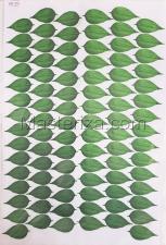 Заготовка для аппликаций на ткани (листья) ОАР-104,А3