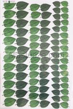 Заготовка для аппликаций на ткани (листья подсолнуха) ОАР-106,А3