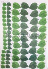 Заготовка для аппликаций на ткани (листья подсолнуха) ОАР-106-3,А3