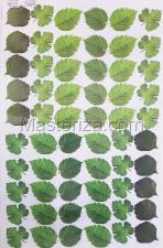 Заготовка для аппликаций на ткани (листья малины и смородины) ОАР-111,А3