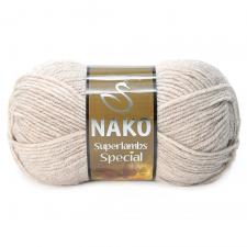 NAKO Superlambs Special (49% шерсть,51% премиум акрил),100 г/200 м,цв.2167 св.бежевый
