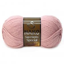 NAKO Superlambs Special (49% шерсть,51% премиум акрил),100 г/200 м,цв.10275 пудровый
