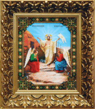 Чаривна мить | Икона Воскресение Христово. Размер - 27,7 х 34,3 см