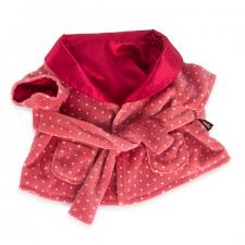 Одежда для кота Басика в подарочной упаковке "Тёмно-розовый халат"